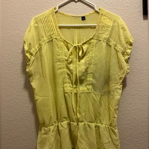 Women’s yellow blouse